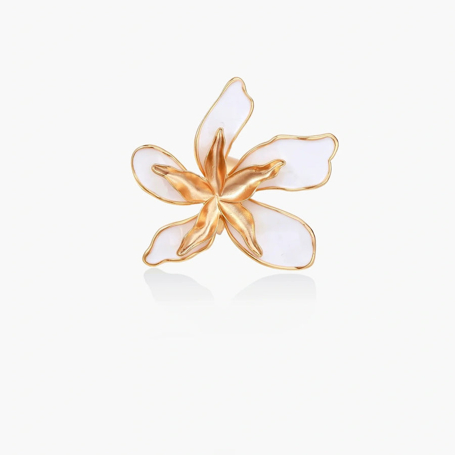 Set Garden Dream — pendientes flor detalle