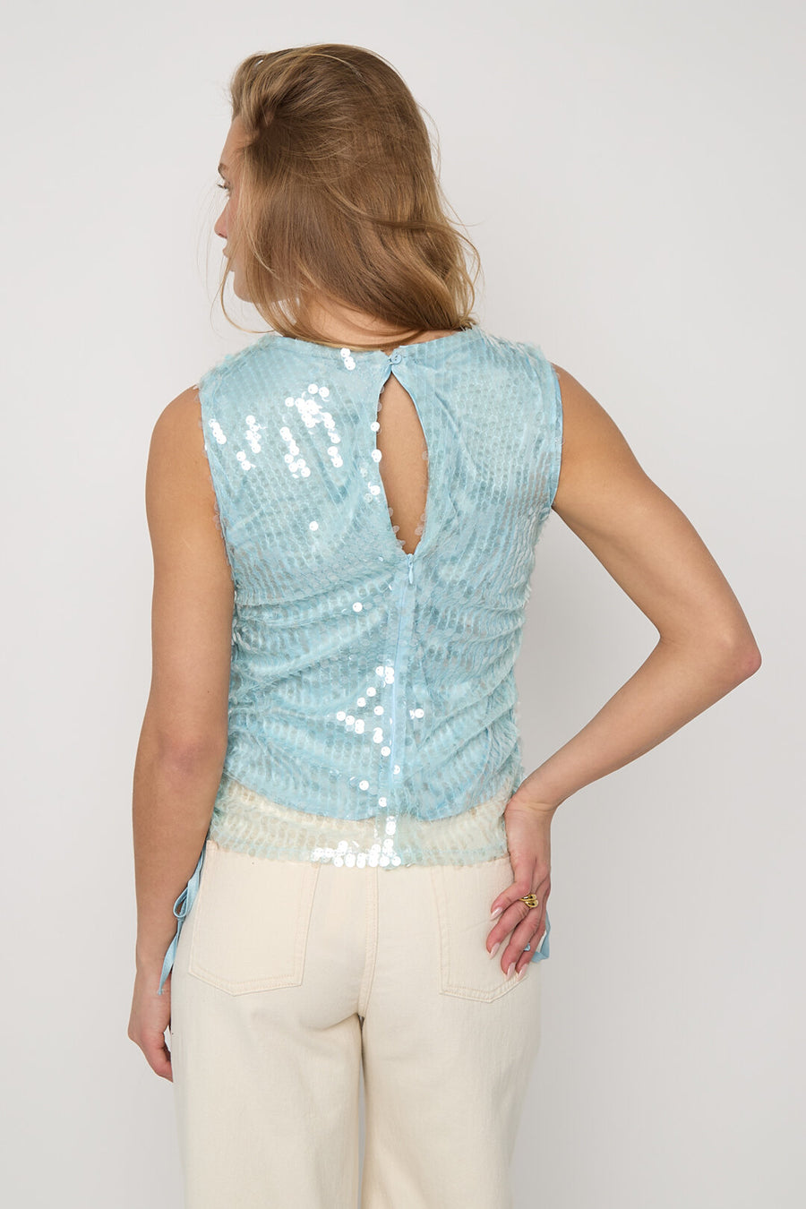 Sexy Spring/Summer Woven Sleeveless Top