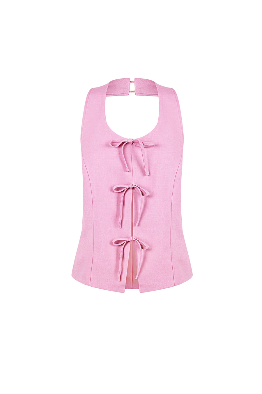 Stylish Bow Sleeveless Top for Spring/Summer