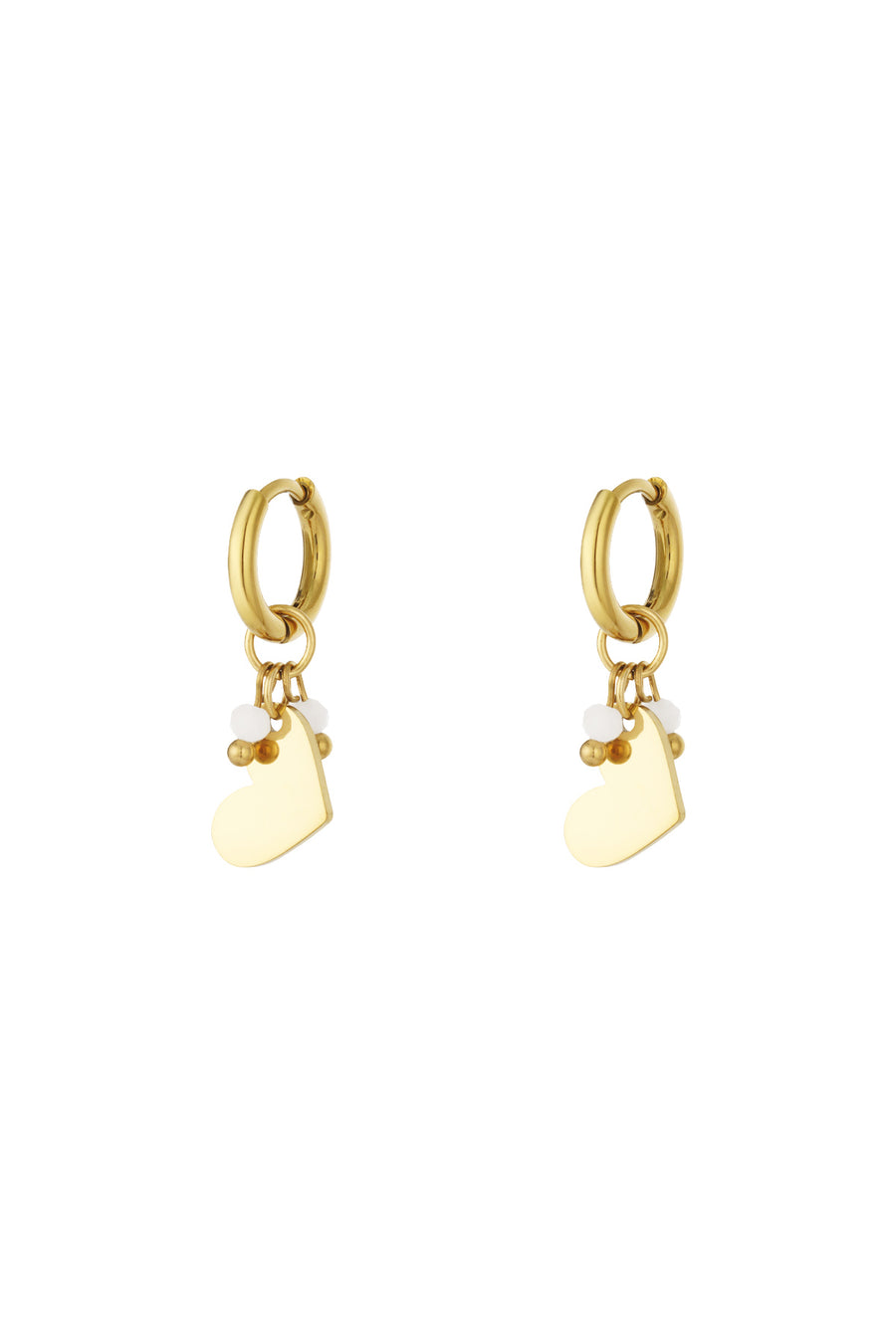 Mini pendientes de corazón