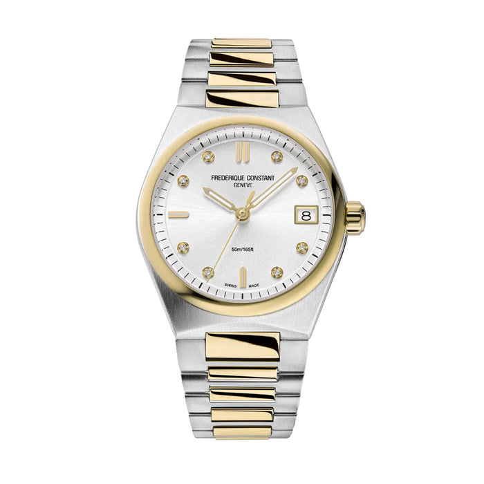 Reloj Frederique Constant Highlife Ladies Quartz FC-240VD2NH3B — Mujer · 8 Diamantes · Zafiro · 31 mm