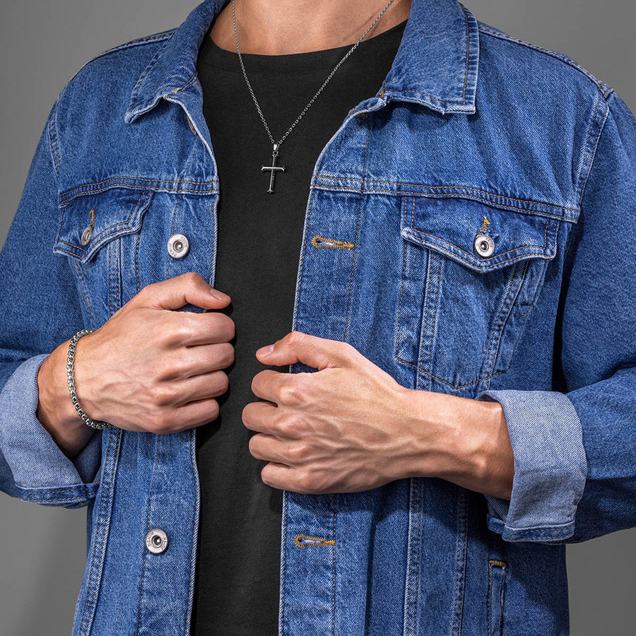 Collar de hombre Police Tacoma II PEAGN0010601 Acero