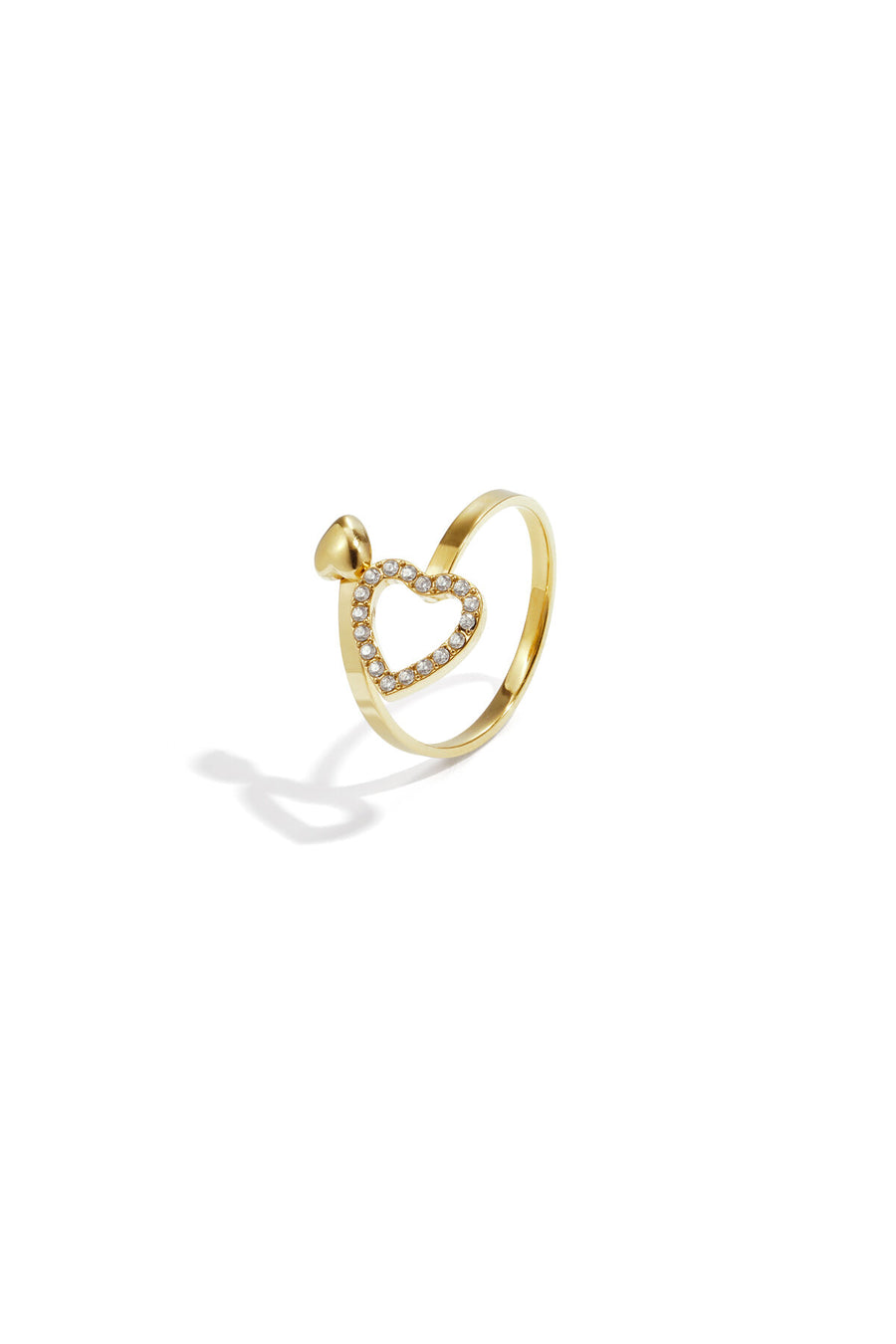 Anillo Corazón Ajustable con Circonitas | LIZNA GLOW