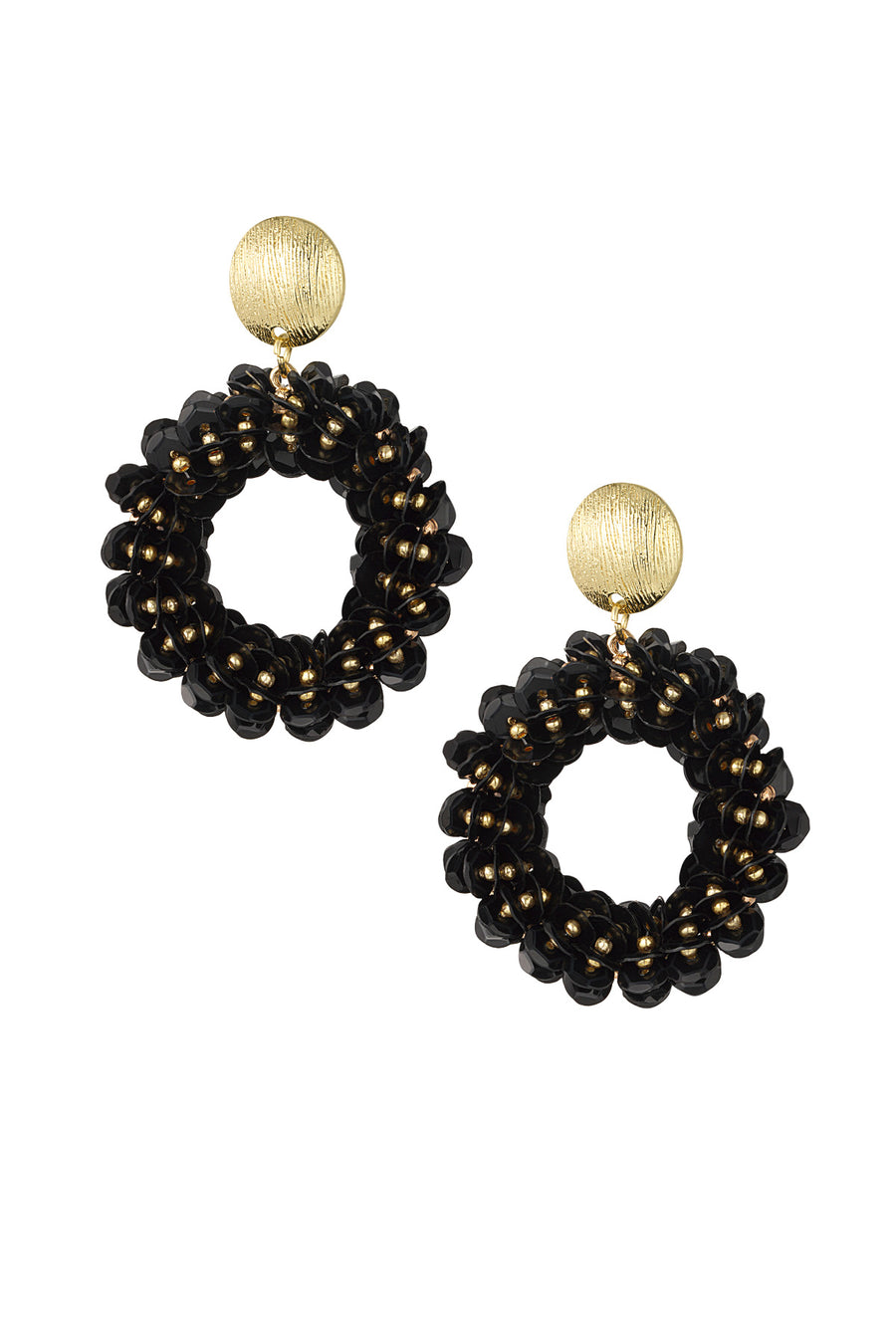 Luxurious Irregular Shape Drop Earrings - Multicolor Options
