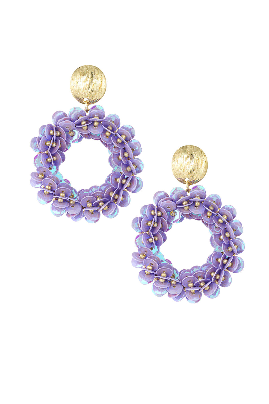 Luxurious Irregular Shape Drop Earrings - Multicolor Options