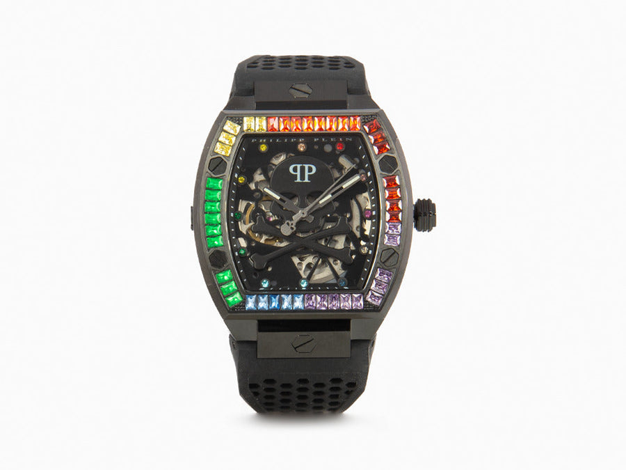 Reloj Philipp Plein The Skeleton PWBAA0621 — Automático Seiko NH70 · 44 mm · 5 ATM lifestyle