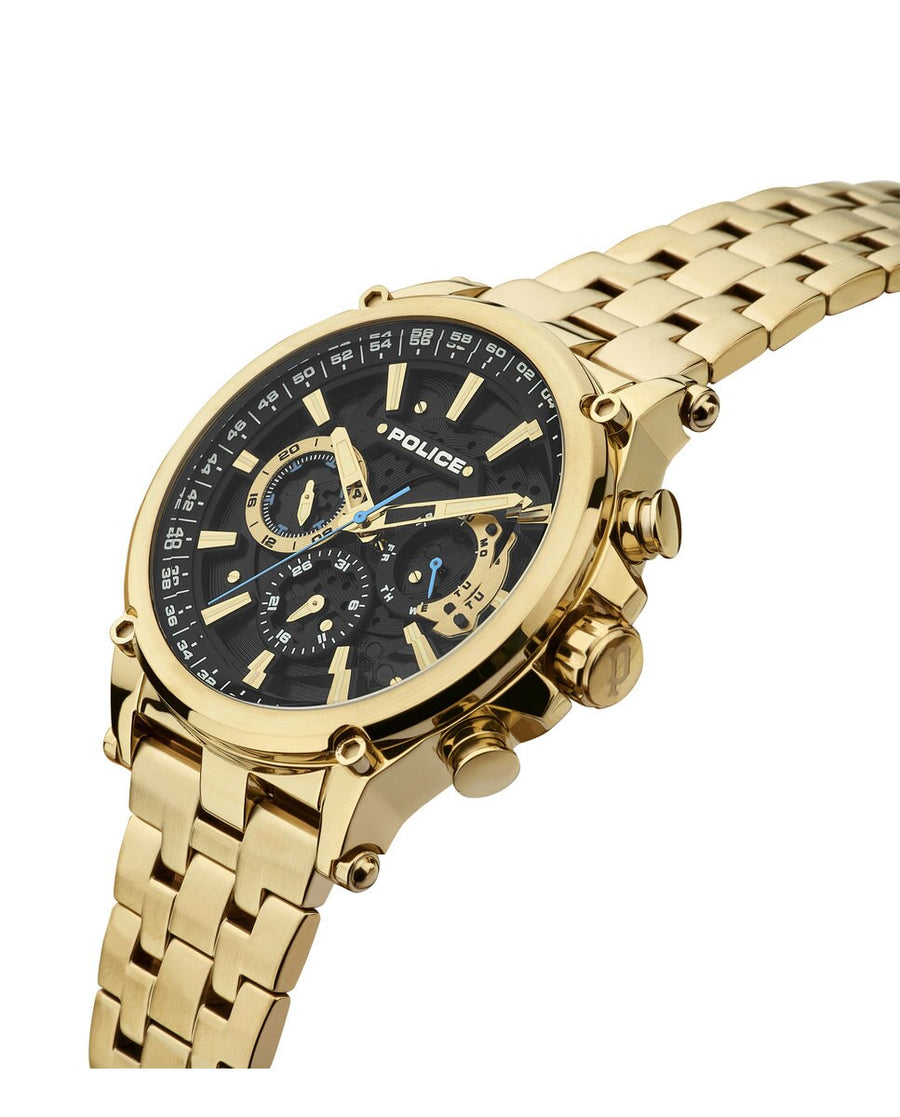 Reloj Police Taman PEWJK2110801 — Acero Dorado · 47 mm · 5 ATM lifestyle