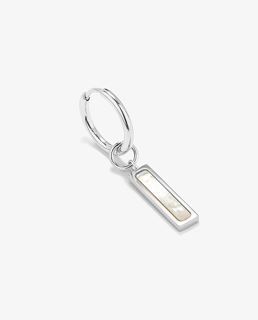 Pendiente Radiant RH000243 Strong MOP — Acero Plateado y Madreperla lifestyle
