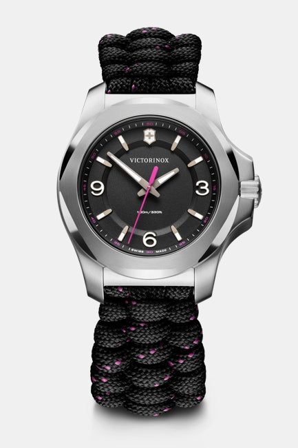 Reloj Victorinox I.N.O.X. V Paracord V241918 — Mujer · Zafiro · 37 mm · 10 ATM lifestyle