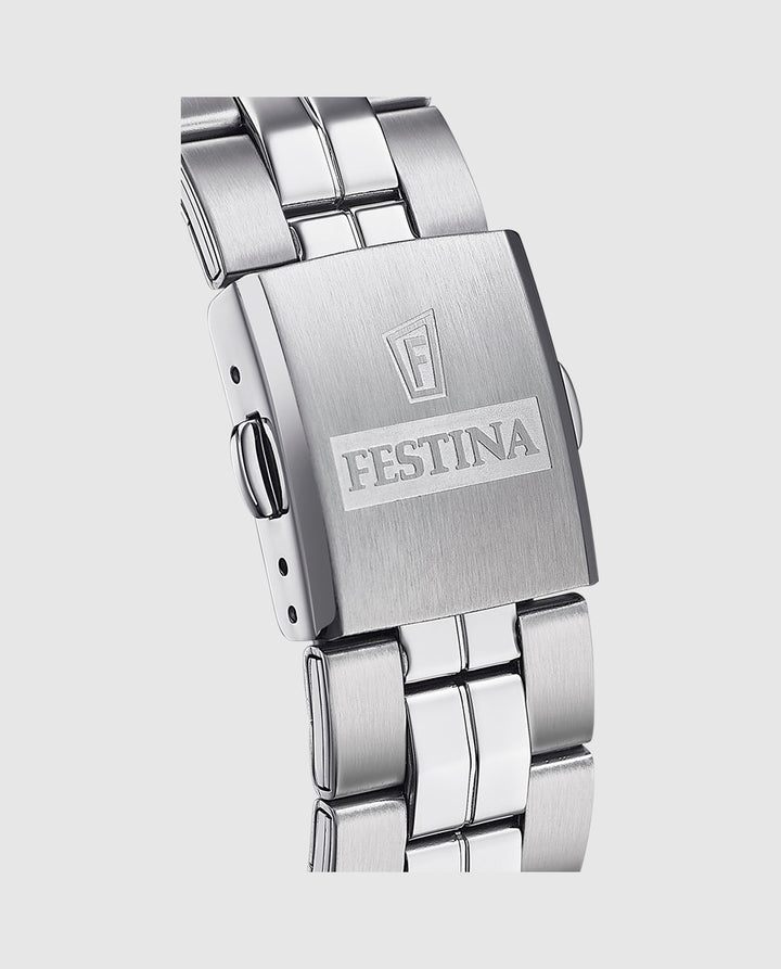 Reloj Festina Acero Clásico F20437/3 — 40 mm · 10 ATM