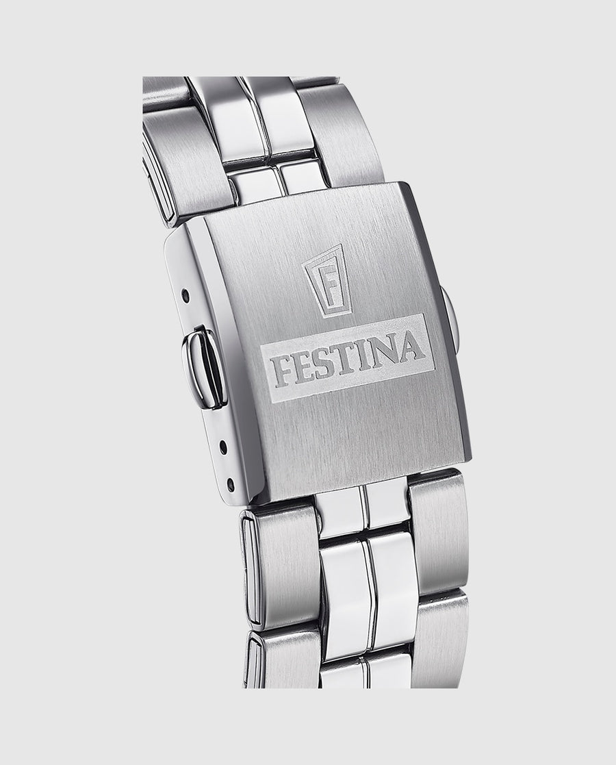 Reloj Festina Acero Clásico F20437/3 — 40 mm · 10 ATM lifestyle